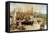 The Port of Bordeaux, 1871-Edouard Manet-Framed Stretched Canvas