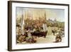 The Port of Bordeaux, 1871-Edouard Manet-Framed Giclee Print