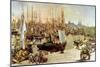 The Port of Bordeaux, 1871-Edouard Manet-Mounted Giclee Print