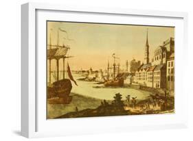 The Port of Boston-null-Framed Art Print