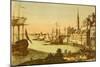 The Port of Boston-null-Mounted Art Print