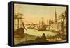 The Port of Boston-null-Framed Stretched Canvas