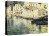 The Port of Cadaques-Eliseu Meifren i Roig-Stretched Canvas
