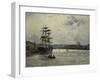 The Port of Caen-Stanislas Lepine-Framed Giclee Print