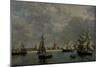 The Port of Camaret, c.1872-Eugène Boudin-Mounted Giclee Print