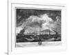 The Port of Cette in Languedoc Seen from the Sea Behind the Isolated Jetty-Claude Joseph Vernet-Framed Giclee Print