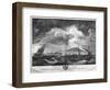 The Port of Cette in Languedoc Seen from the Sea Behind the Isolated Jetty-Claude Joseph Vernet-Framed Giclee Print