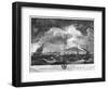 The Port of Cette in Languedoc Seen from the Sea Behind the Isolated Jetty-Claude Joseph Vernet-Framed Giclee Print