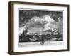 The Port of Cette in Languedoc Seen from the Sea Behind the Isolated Jetty-Claude Joseph Vernet-Framed Giclee Print