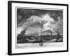 The Port of Cette in Languedoc Seen from the Sea Behind the Isolated Jetty-Claude Joseph Vernet-Framed Giclee Print