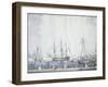 The Port of Copenaghen, 1794, Denmark 18th Century-null-Framed Giclee Print