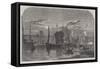 The Port of Dieppe-null-Framed Stretched Canvas