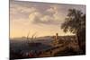 The Port of Gaeta, the Pier and the Fortress, 1790-Jacob Philipp Hackert-Mounted Giclee Print