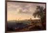The Port of Gaeta, the Pier and the Fortress, 1790-Jacob Philipp Hackert-Framed Giclee Print