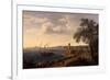 The Port of Gaeta, the Pier and the Fortress, 1790-Jacob Philipp Hackert-Framed Giclee Print