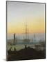 The Port of Greifswald-Caspar David Friedrich-Mounted Giclee Print