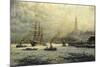 The Port of Hamburg, 1893-Georg Schmitz-Mounted Giclee Print