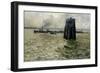 The Port of Hamburg, 1894-Leopold Karl Walter von Kalckreuth-Framed Giclee Print