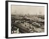 The Port of Hamburg, Germany, Pre War in the 1930s-Robert Hunt-Framed Photographic Print