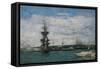 The Port of Havre, C.1864-66-Eug?ne Boudin-Framed Stretched Canvas