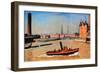 The Port of Humburg-Albert Marquet-Framed Art Print