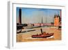 The Port of Humburg-Albert Marquet-Framed Art Print