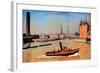 The Port of Humburg-Albert Marquet-Framed Art Print