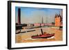 The Port of Humburg-Albert Marquet-Framed Art Print