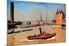 The Port of Humburg-Albert Marquet-Mounted Art Print