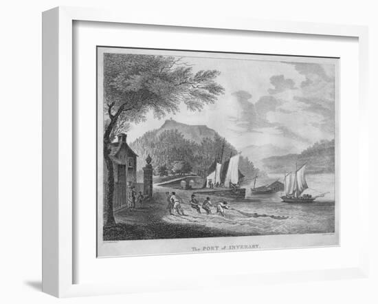 'The Port of Inverary', 1804-James Fittler-Framed Giclee Print