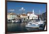 The port of Isola surrounded by the old town, Isola, Slovenia, Europe-Sergio Pitamitz-Framed Photographic Print