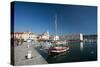 The port of Isola surrounded by the old town, Isola, Slovenia, Europe-Sergio Pitamitz-Stretched Canvas