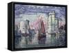 The Port of la Rochelle, c.1921-Paul Signac-Framed Stretched Canvas