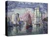 The Port of la Rochelle, c.1921-Paul Signac-Stretched Canvas