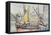 The Port of La Rochelle-Paul Signac-Framed Stretched Canvas