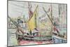 The Port of La Rochelle-Paul Signac-Mounted Giclee Print