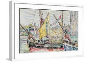 The Port of La Rochelle-Paul Signac-Framed Giclee Print