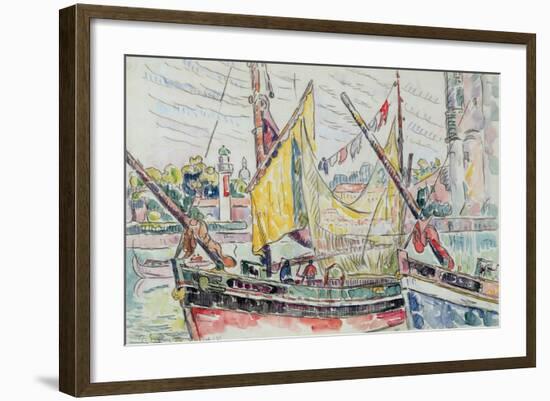 The Port of La Rochelle-Paul Signac-Framed Giclee Print