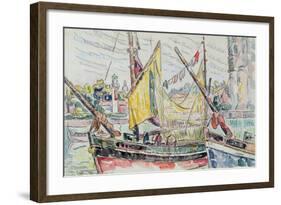 The Port of La Rochelle-Paul Signac-Framed Giclee Print