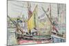 The Port of La Rochelle-Paul Signac-Mounted Giclee Print