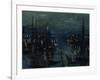 The Port of Le Havre, Night Effect-Claude Monet-Framed Giclee Print