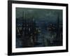 The Port of Le Havre, Night Effect-Claude Monet-Framed Giclee Print