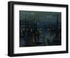 The Port of Le Havre, Night Effect-Claude Monet-Framed Giclee Print