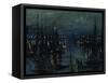 The Port of Le Havre, Night Effect-Claude Monet-Framed Stretched Canvas