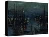 The Port of Le Havre, Night Effect-Claude Monet-Stretched Canvas