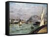 The Port of Le Havre, Normandy, 1905-Maxime Emile Louis Maufra-Framed Stretched Canvas