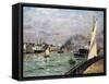 The Port of Le Havre, Normandy, 1905-Maxime Emile Louis Maufra-Framed Stretched Canvas