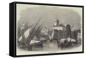 The Port of Leghorn-Samuel Read-Framed Stretched Canvas