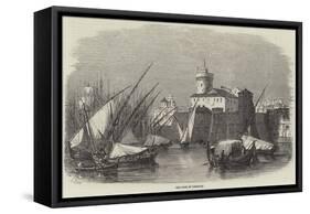 The Port of Leghorn-Samuel Read-Framed Stretched Canvas