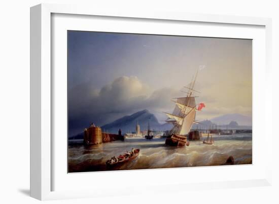 The Port of Leith-Paul Jean Clays-Framed Giclee Print